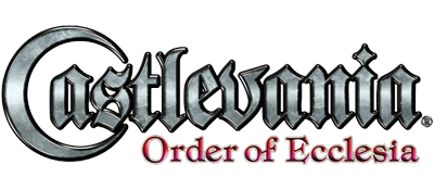 Castlevania: Order of Ecclesia title screen for Nintendo DS